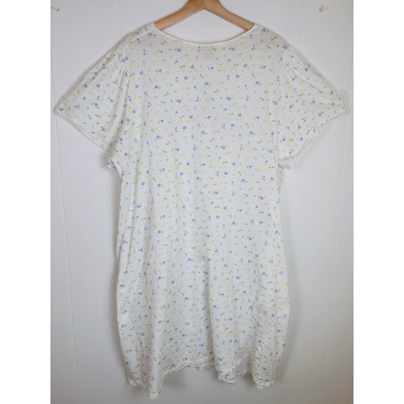 Vintage Carriage Court Nightgown  2X Cottagecore Floral Lace Trim‎ Sleepwear - Picture 8 of 11